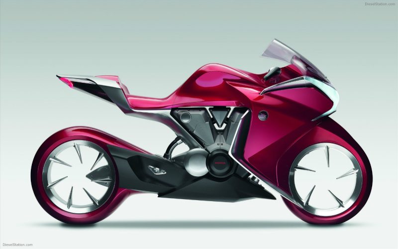 Boceto de moto futurista de Honda