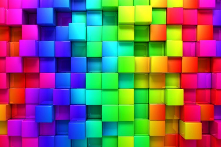 Imagen con múltiples cuadrados pequeños de diferentes colores