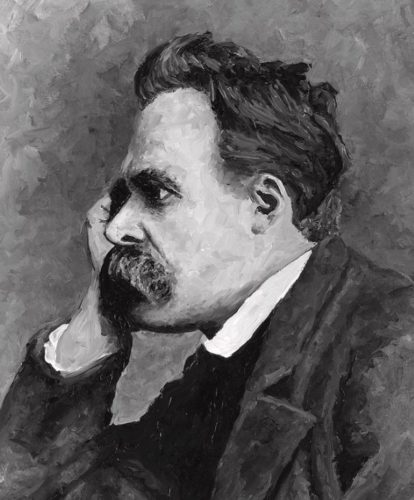 Nietzsche pensativo