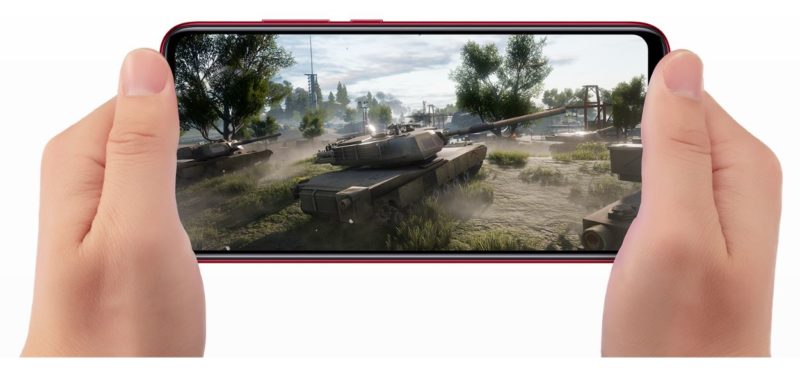 Un juego de tanques reproduciéndose en el Redmi Note 7