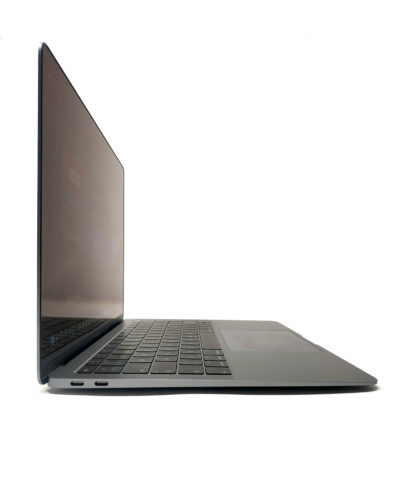Vista del MacBook Air con la pantalla abierta 90 grados