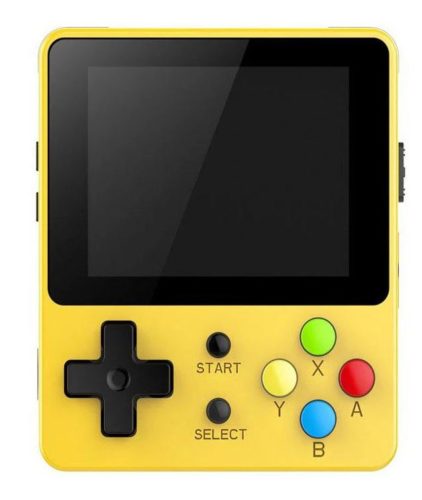 La preciosas consola retro LDK Game en color amarillo