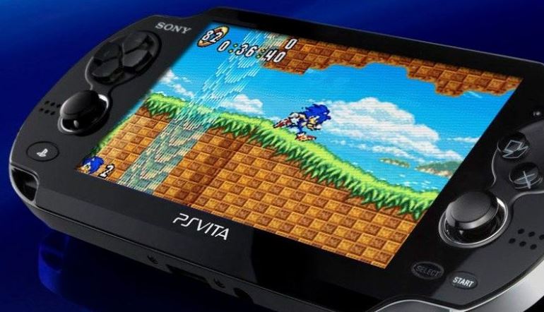 Sonic corriendo por la PS Vita
