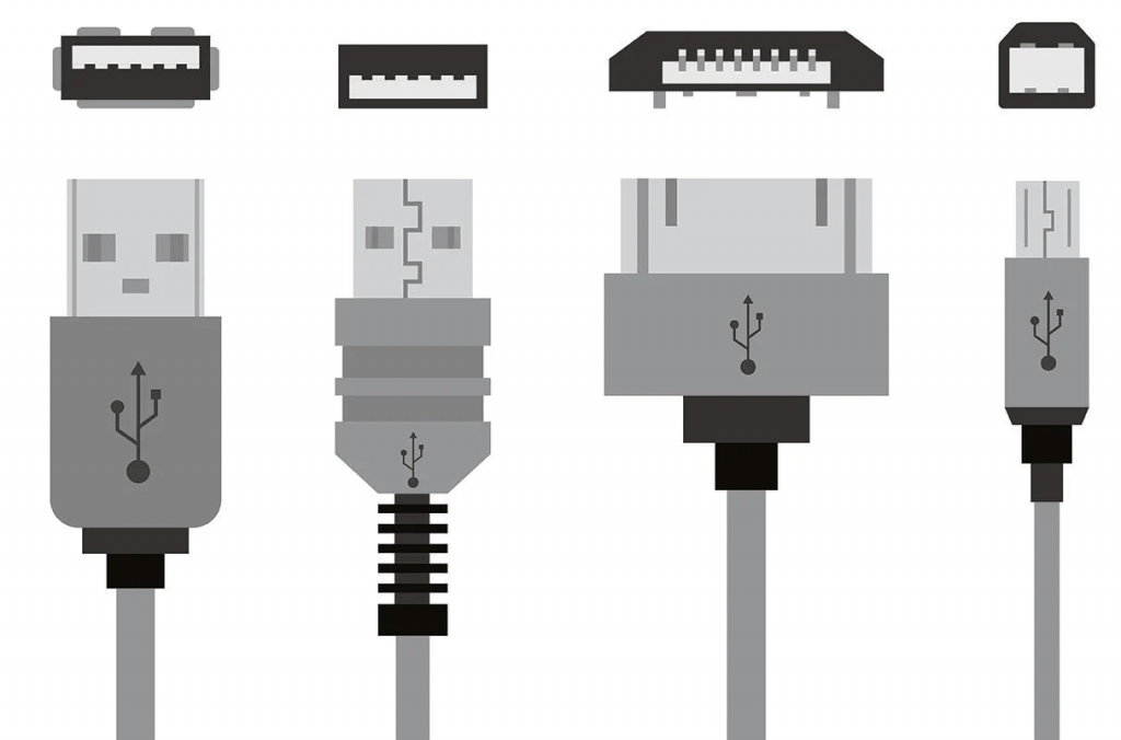 Tipos de puertos USB